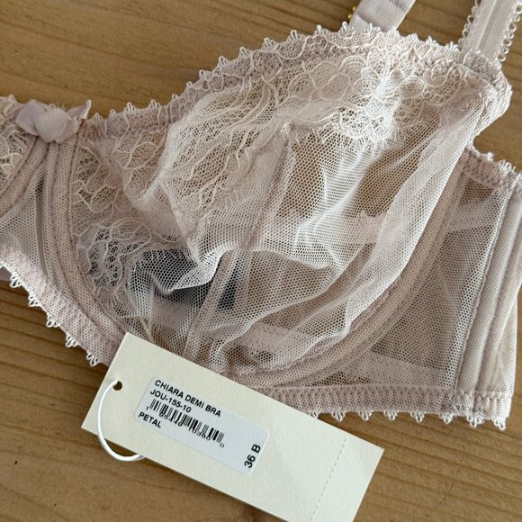 NWT Journelle Chiara Demi Bra. Size 36B. Color Petal - Picture 8 of 9